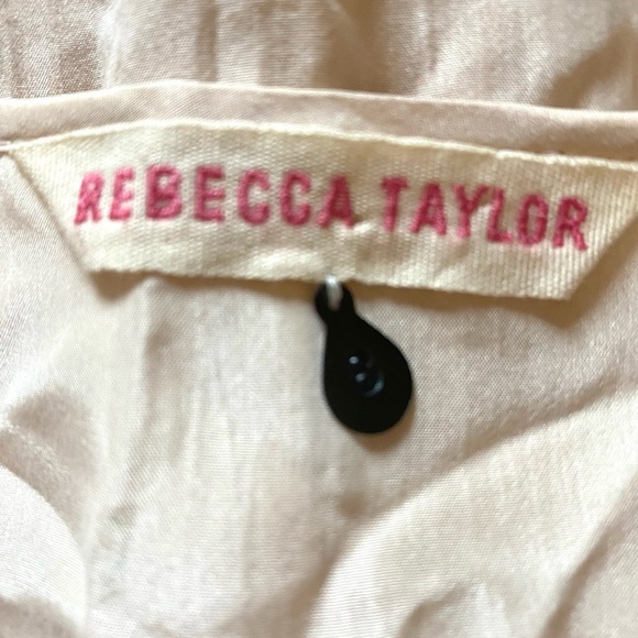 Rebecca Taylor Cream Graphic Dolman Sleeve Tunic - Picture 2 of 9